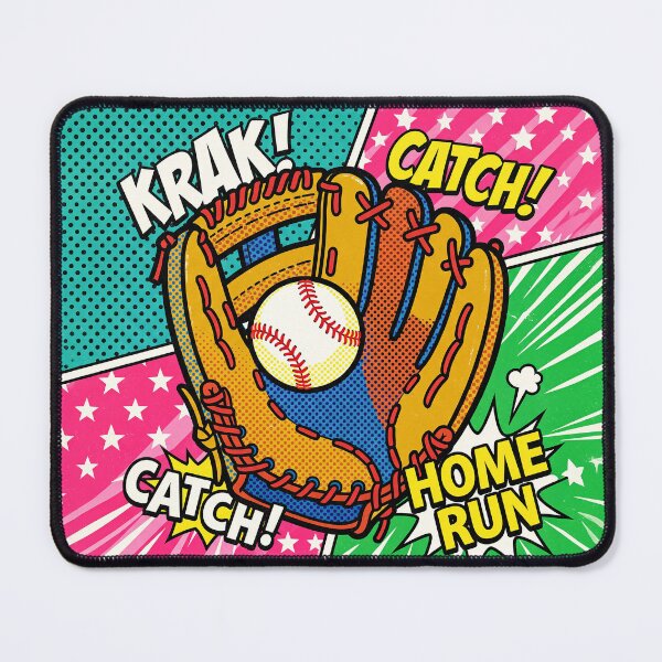 Item preview, Pop Art Baseball Glove And Ball designed and sold by Home Decor Art.