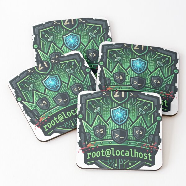 Item preview, Root Localhost Cyber Crown Linux Privilege Escalation Sysadmin Badge designed and sold by TechNexusPrints.