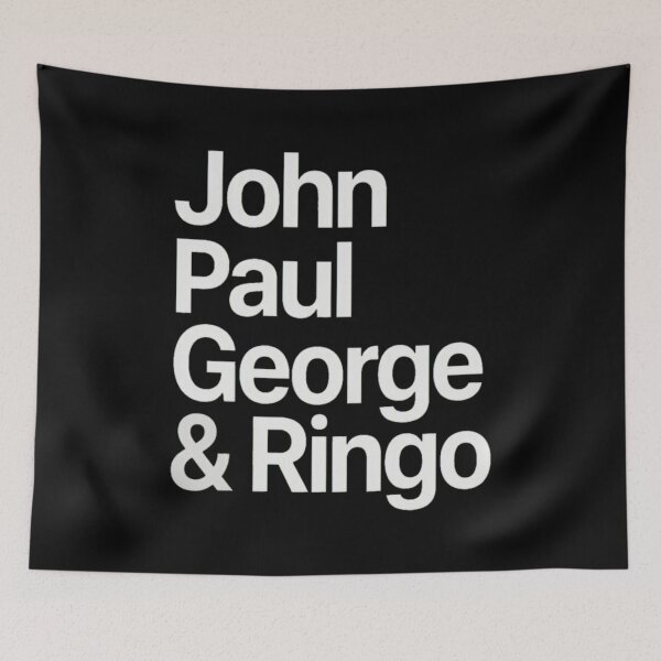 Item preview, Johns Pauls Georges Ringo Band Names designed and sold by MattenKranz.
