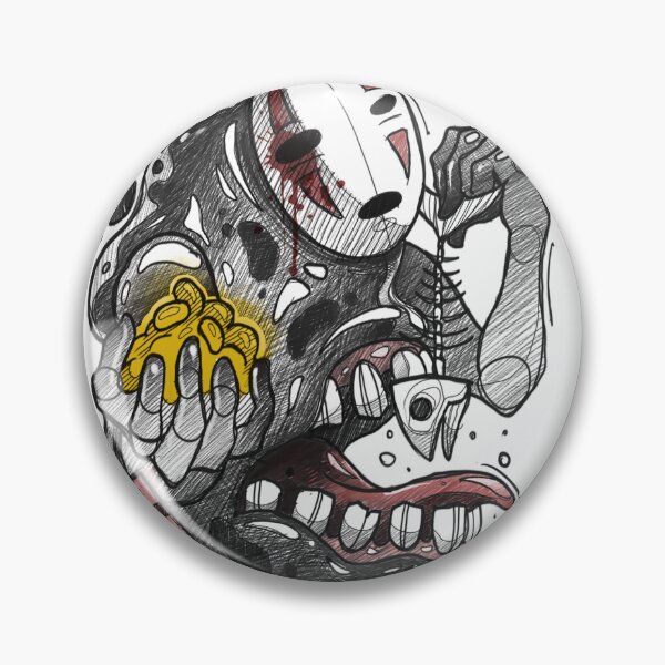 Item preview, My version of No Face. From Spirited Away designed and sold by Inked T.