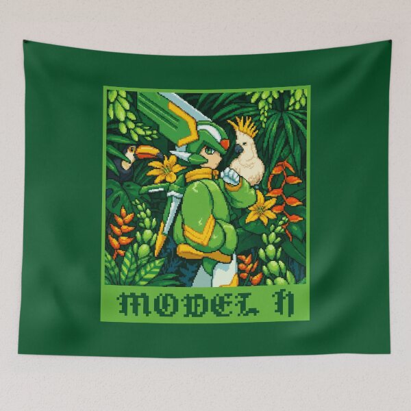 Item preview, Megaman Model H in a Jungle Pixel Art {PIXELCORE} designed and sold by PIXELCORE-TEE.