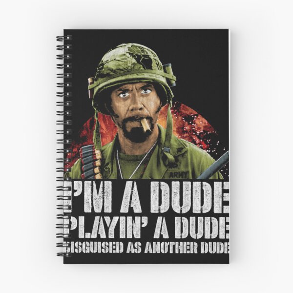 Item preview, Tropic Thunder Robert Downey Jr Never Go Full Retard designed and sold by Terilolinaa.