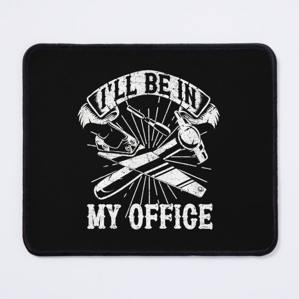 Item preview, I'll Be In My Office Barber Tools Vintage Retro Design designed and sold by plachapgwurt.