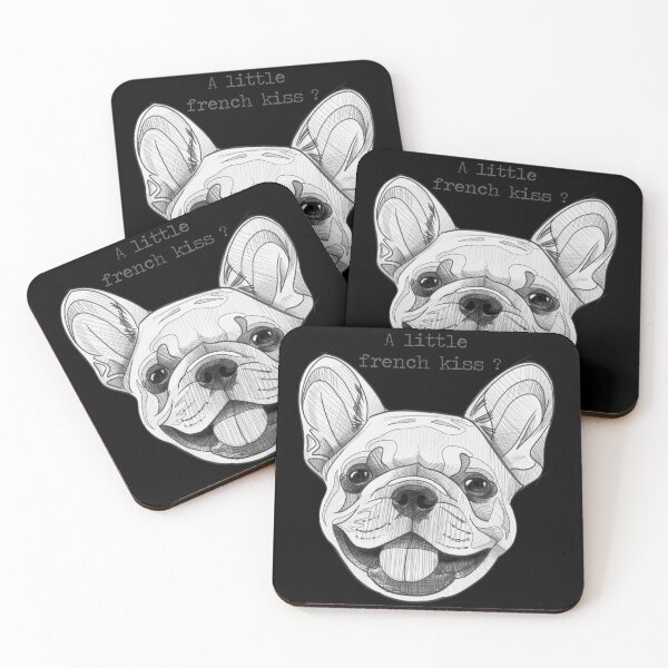 Item preview, A little French kiss? French Bulldog. designed and sold by Inked T.