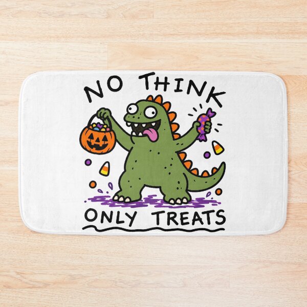 Item preview, No Think, Only Treats – Cute Halloween Monster designed and sold by NatureStyle555.