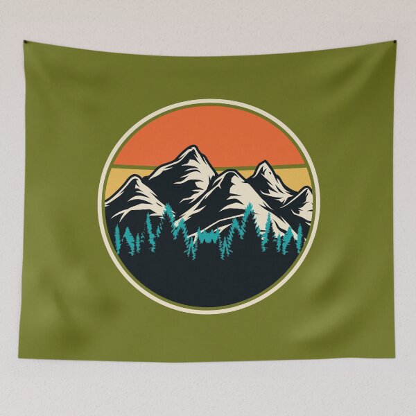 Item preview, mountain adventure apparel, explore mountains hiking shirt  designed and sold by MalwasBasket.