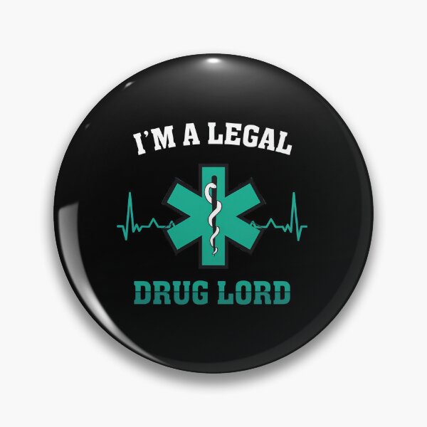 Item preview, I'm A Legal Drug Lord Medical Star of Life ECG designed and sold by linkozamizer.