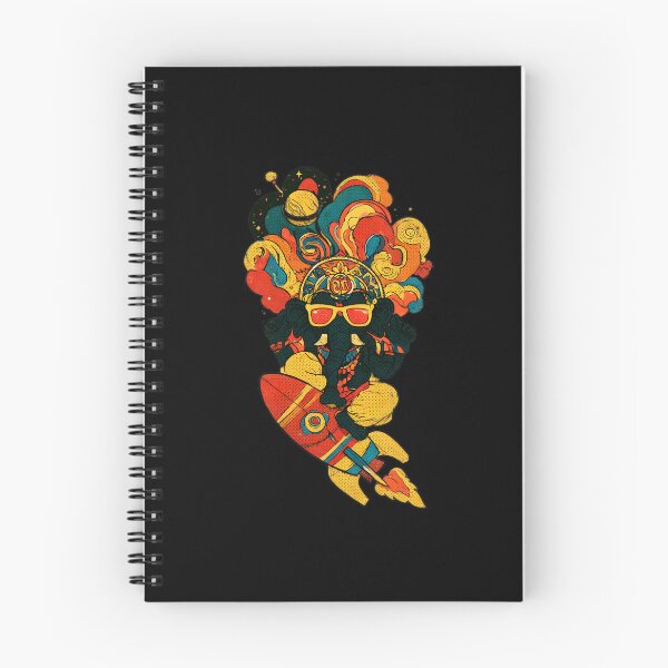Item preview, Cool Elephant Blessing Pose Orange Rocket Orange Lens Psychedelic Pop Art designed and sold by PANNARUK THAILAND.