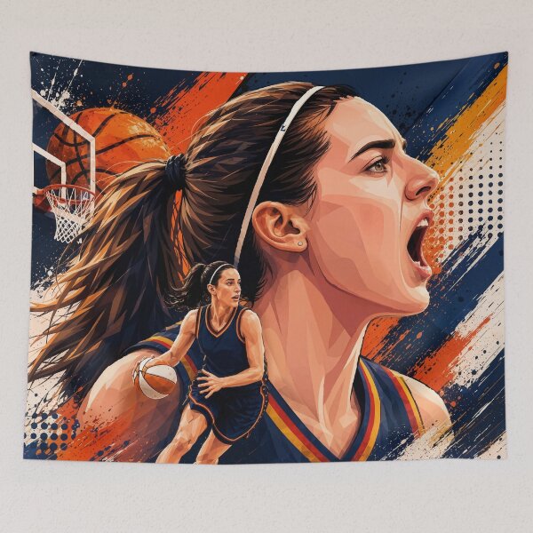 Item preview, Caitlin Clark Indiana Fever Basketball designed and sold by LEGENDS ICONART GALLERY.
