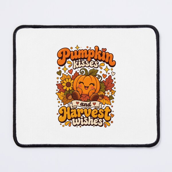 Item preview, Pumpkin kisses and Harvest wishes   designed and sold by LuveraxArt.