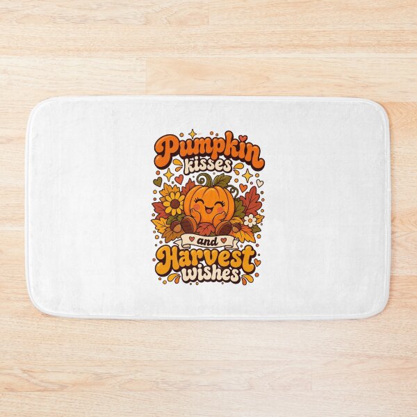 Item preview, Pumpkin kisses and Harvest wishes   designed and sold by LuveraxArt.