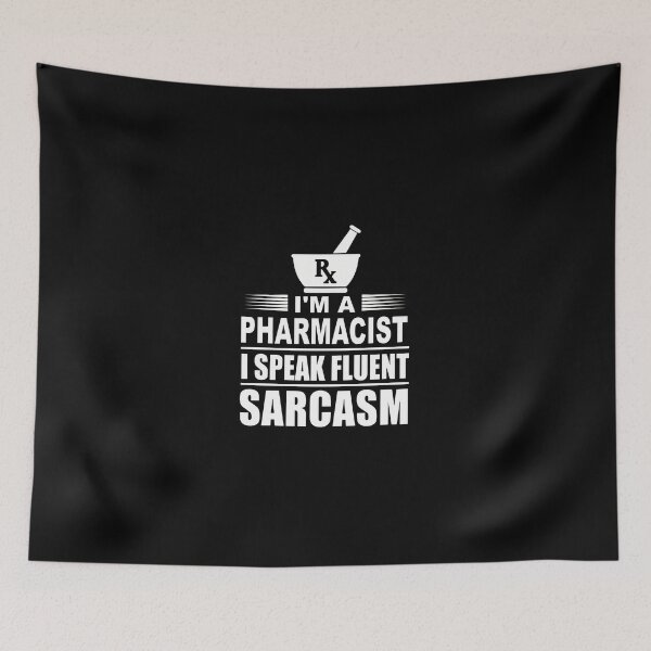 Item preview, I'm A Pharmacist I Speak Fluent Sarcasm Rx Mortar Pestle designed and sold by illqudvorakm.