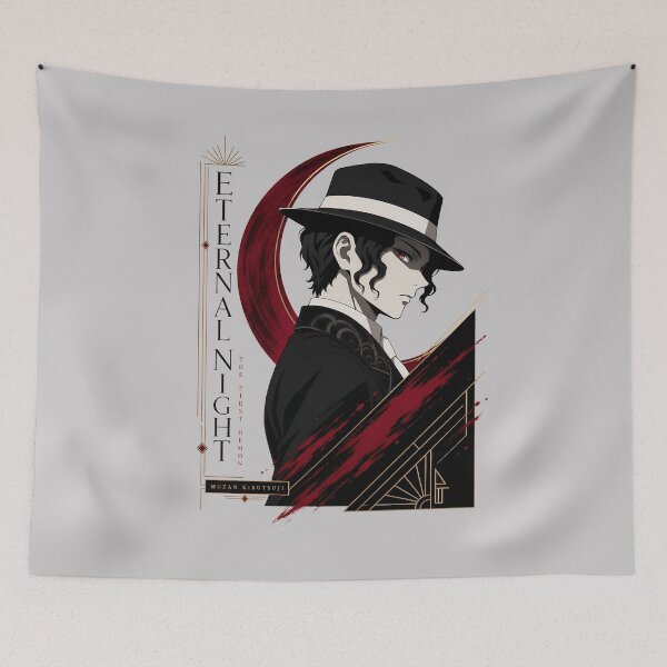 Item preview, Fedora Demon King Vintage Art Deco Graphic designed and sold by sidki-SDK.