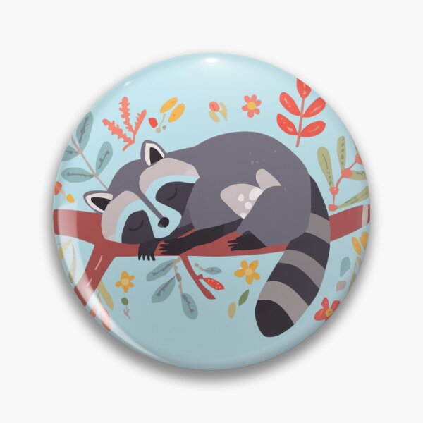 Item preview, Sleepy Raccoon – Cute Tired Raccoon Cozy Animal 6 designed and sold by Girly-Universe.