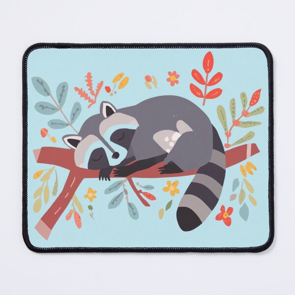 Item preview, Sleepy Raccoon – Cute Tired Raccoon Cozy Animal 6 designed and sold by Girly-Universe.