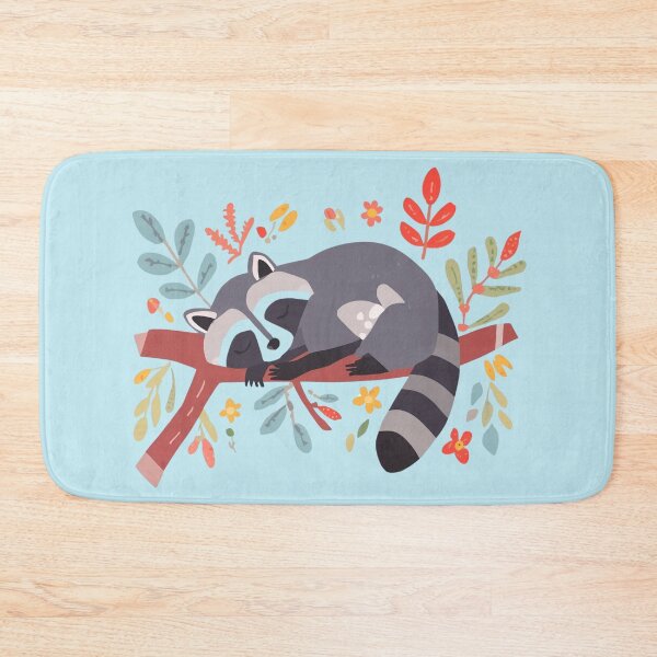 Item preview, Sleepy Raccoon – Cute Tired Raccoon Cozy Animal 6 designed and sold by Girly-Universe.