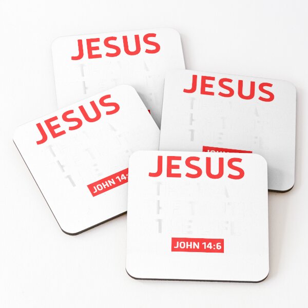 Item preview, Jesus The Way Truth Life John 14 6 Christian Bible Verse designed and sold by ShepherdPe.