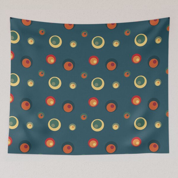 Item preview, Retro Bauhaus Mod Blue designed and sold by Qousqoza7.
