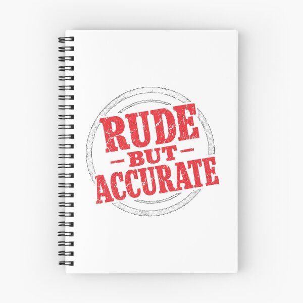 Item preview, Rude But Accurate - Funny Sarcastic Stamp Quote designed and sold by Uglyandcute.