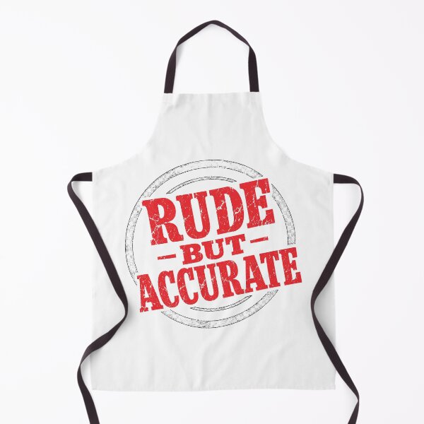 Item preview, Rude But Accurate - Funny Sarcastic Stamp Quote designed and sold by Uglyandcute.