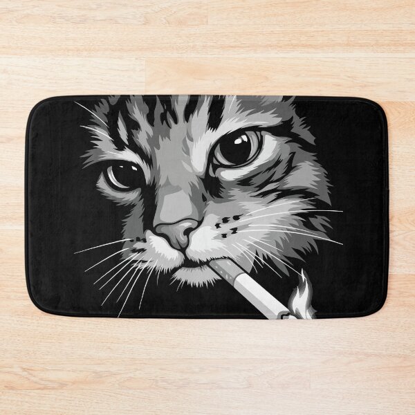 Item preview, Cool Smoking Cat designed and sold by BrownHorse90s.