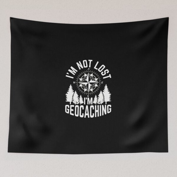 Item preview, I'm Not Lost I'm Geocaching Compass Tree designed and sold by linkozamizer.