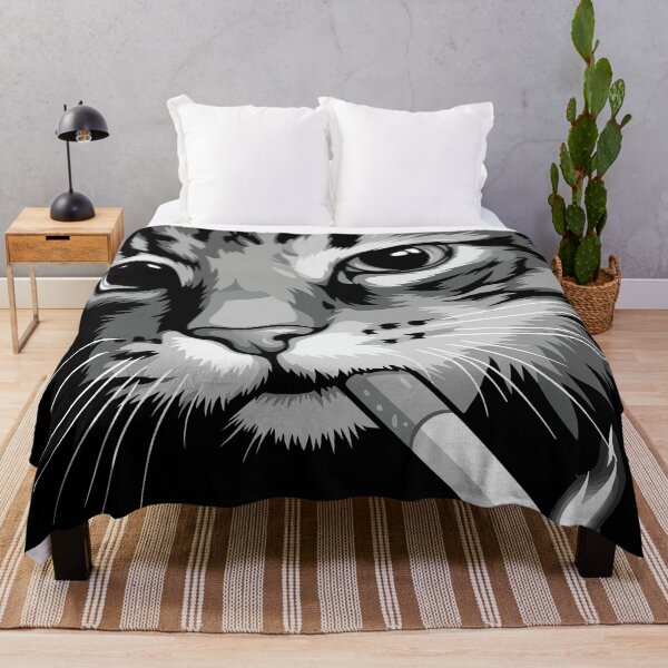 Item preview, Cool Smoking Cat designed and sold by BrownHorse90s.
