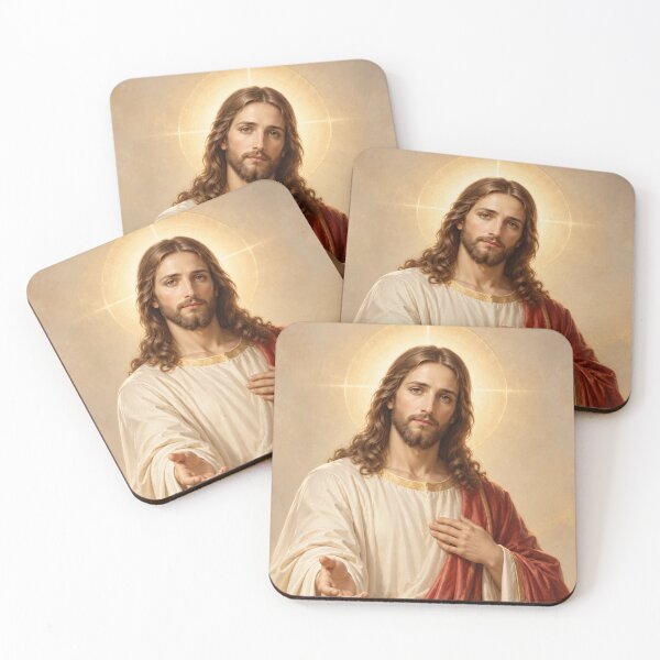 Item preview, Minimalist Jesus Christ Catholic Christian Art Gift designed and sold by LTcatholics.