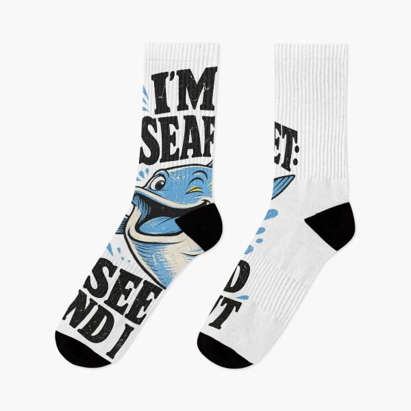 Item preview, I'm On A Seafood Diet I See Food And I Eat It - Funny Pun Design designed and sold by Uglyandcute.