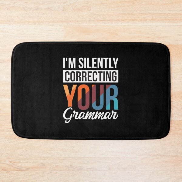 Item preview, I'm Silently Correcting Your Grammar Retro Humor Text designed and sold by linkozamizer.