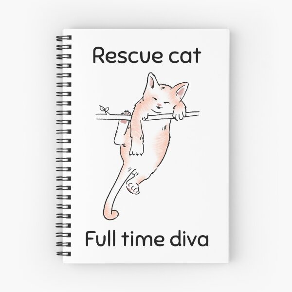 Item preview, Rescue cat designed and sold by WallyThreads.