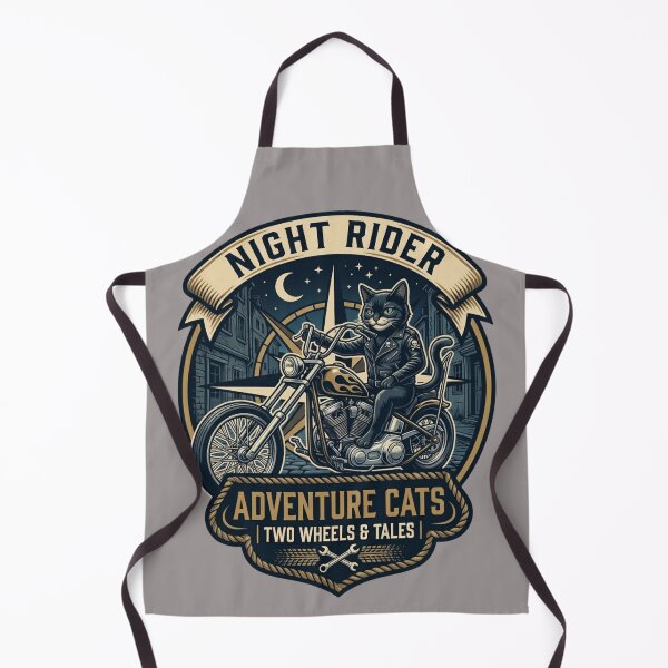 Item preview, Black Cat Biker Motorcycle Vintage Emblem - Night Rider Adventure Cat Sticker designed and sold by EfectoCreativo.