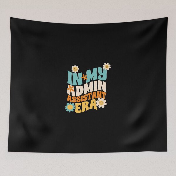 Item preview, In My Admin Assistant Era Retro Flower Design designed and sold by plachapgwurt.