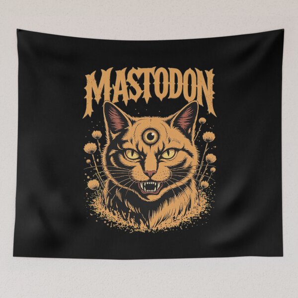 Item preview, MASTODONS Three Eyed Cat Band  designed and sold by MattenKranz.