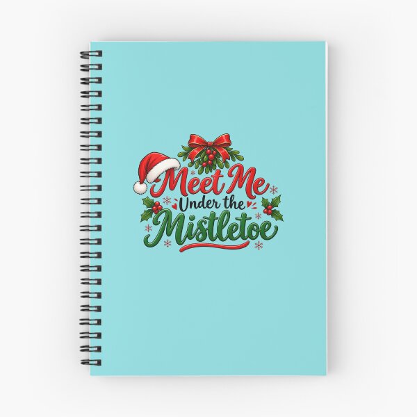 Item preview, Meet Me Under the Mistletoe Christmas Holiday Cute Romantic Design designed and sold by Fine Art California.