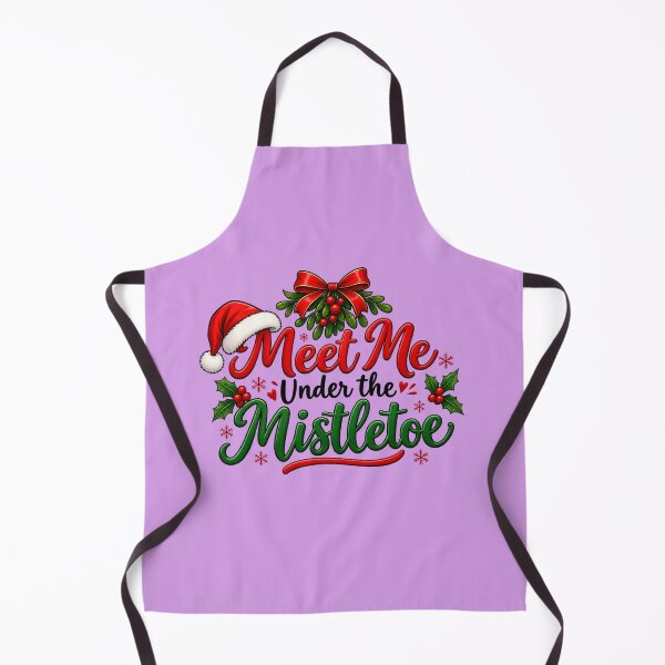 Item preview, Meet Me Under the Mistletoe Christmas Holiday Cute Romantic Design designed and sold by Fine Art California.