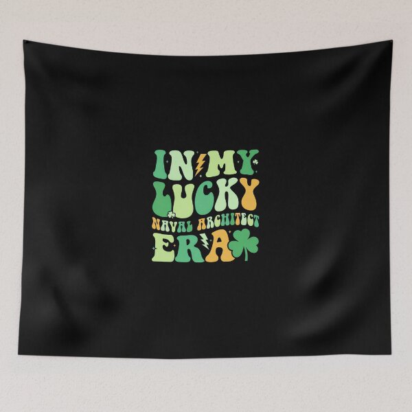 Item preview, In My Lucky Naval Architect Era Retro St Patrick's Day designed and sold by ossoizganongdo.