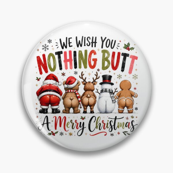 Item preview, Nothing Butt A Merry Christmas designed and sold by UnicornFlamingo.