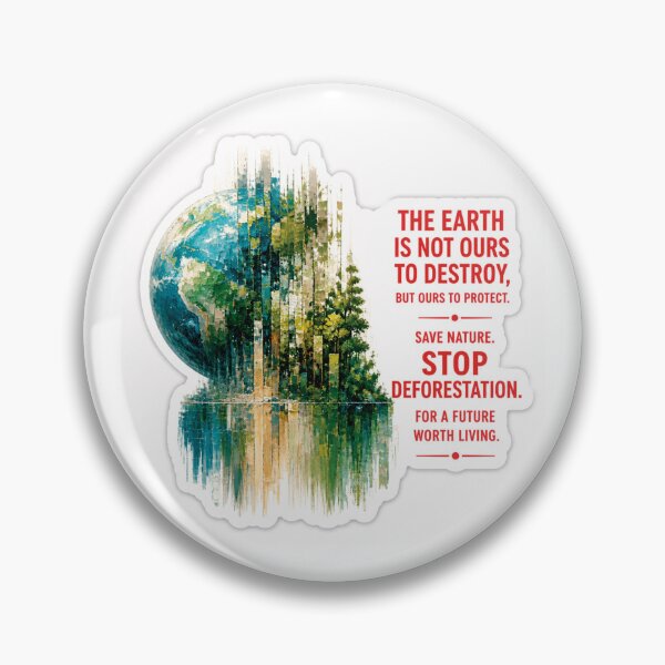 Item preview, Save our Earth Sticker designed and sold by Uttia's Art with Heart.