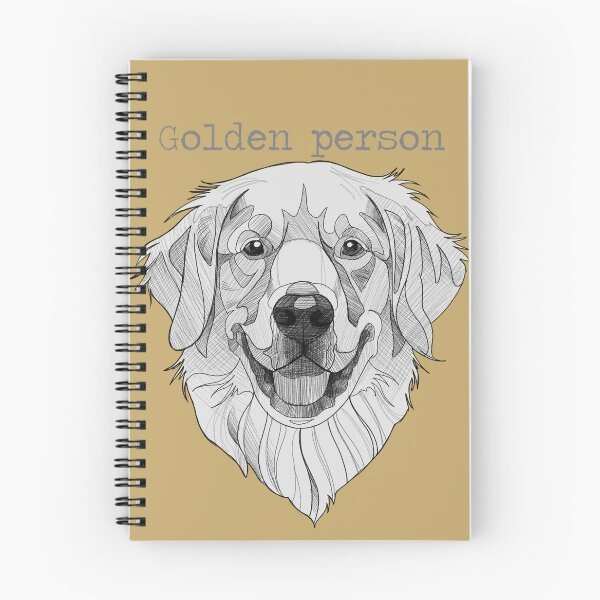 Item preview, Golden retriever in my sketch style.  designed and sold by Inked T.