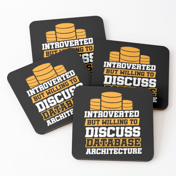 Item preview, Introverted But Willing To Discuss Database Architecture designed and sold by plachapgwurt.
