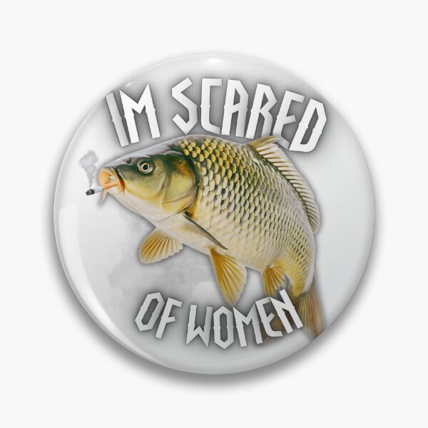Item preview, I’m scared of women  designed and sold by Little Crows Trinkets.