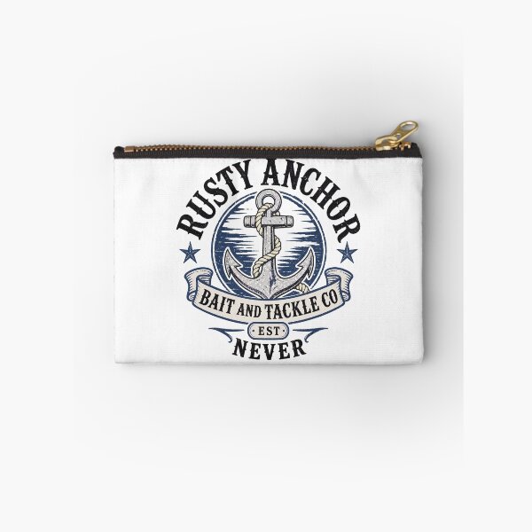 Item preview, Rusty Anchor Bait And Tackle Co - Vintage Fishing Badge Design designed and sold by Uglyandcute.