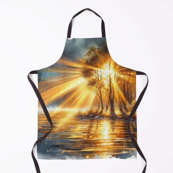 Item preview, Golden reflections on the water in autumn: Magical moments by the water designed and sold by FotoworldEdel.