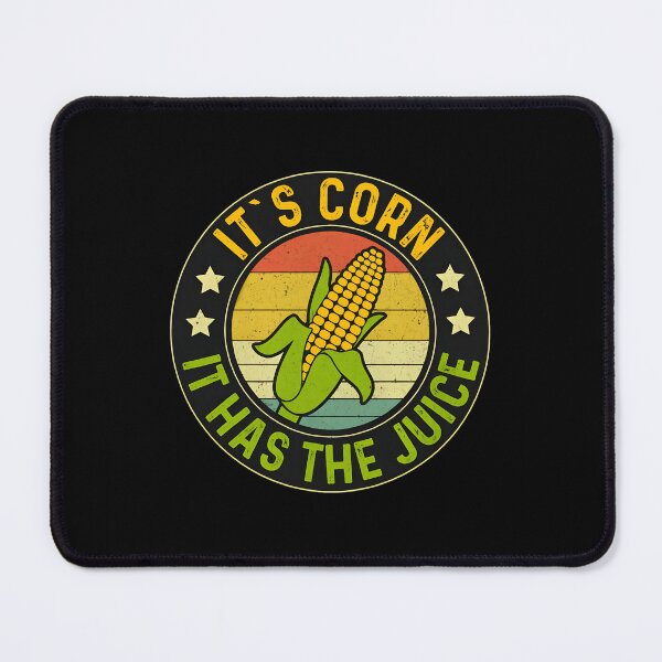 Item preview, It's Corn It Has The Juice Retro Sunset Emblem designed and sold by ossoizganongdo.