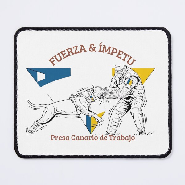Item preview, Working Presa Canario Bite Work Emblem - Strength and Impetus Dog Sticker designed and sold by EfectoCreativo.