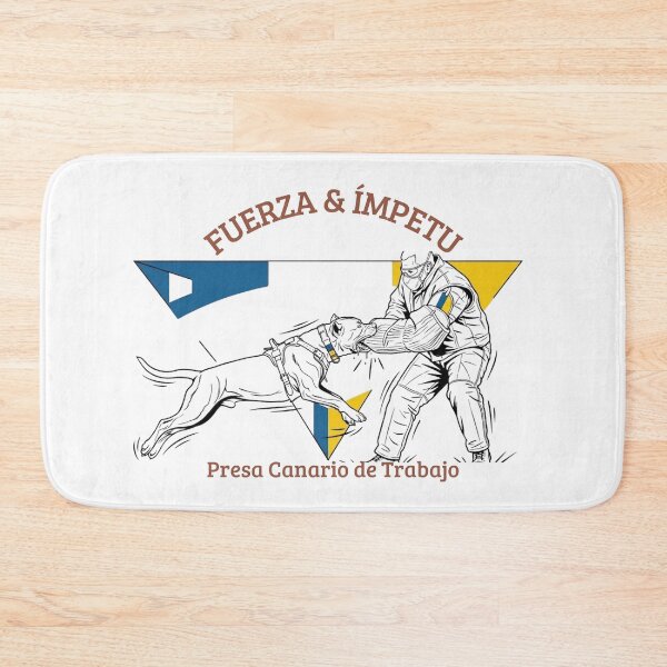 Item preview, Working Presa Canario Bite Work Emblem - Strength and Impetus Dog Sticker designed and sold by EfectoCreativo.