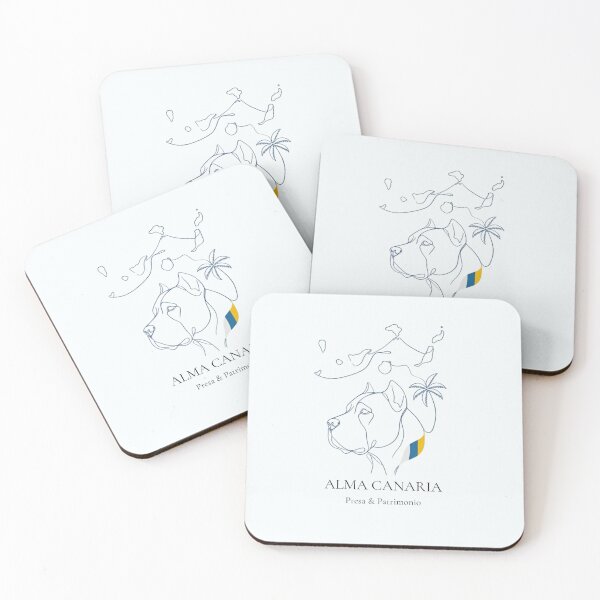 Item preview, Minimalist Presa Canario Canary Islands Line Art - Alma Canaria Sticker designed and sold by EfectoCreativo.