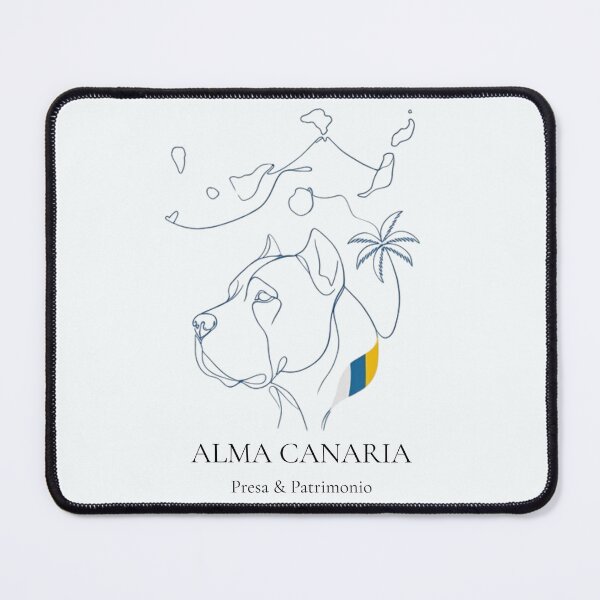 Item preview, Minimalist Presa Canario Canary Islands Line Art - Alma Canaria Sticker designed and sold by EfectoCreativo.