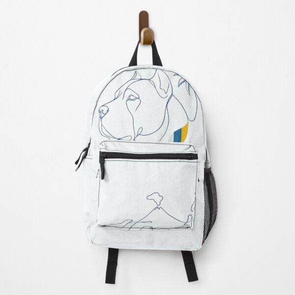 Item preview, Minimalist Presa Canario Canary Islands Line Art - Alma Canaria Sticker designed and sold by EfectoCreativo.